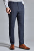 ARAT-Suits-Navy Textured Check Trouser- Ted Baker Romania